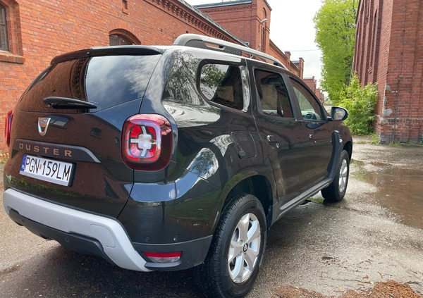 Dacia Duster cena 53900 przebieg: 108609, rok produkcji 2019 z Bardo małe 466